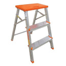 Escada Banqueta de Alumínio Doméstica Dobrável c/ 3 Degraus botafogo