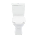 Kit Vaso Sanitário com Caixa Acoplada e Assento Branco Duplo Acionamento 3/6L Saída Vertical Like Celite