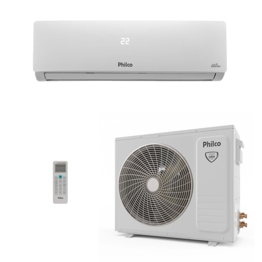 Ar-Condicionado Split HW Inverter Philco PAC9FB 9.000 BTUs R-32 Só Quente e Frio 220V