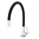 Torneira de Pia para Cozinha com Bica Alta Flexível Cromada e Preta Colors Flex Delinia