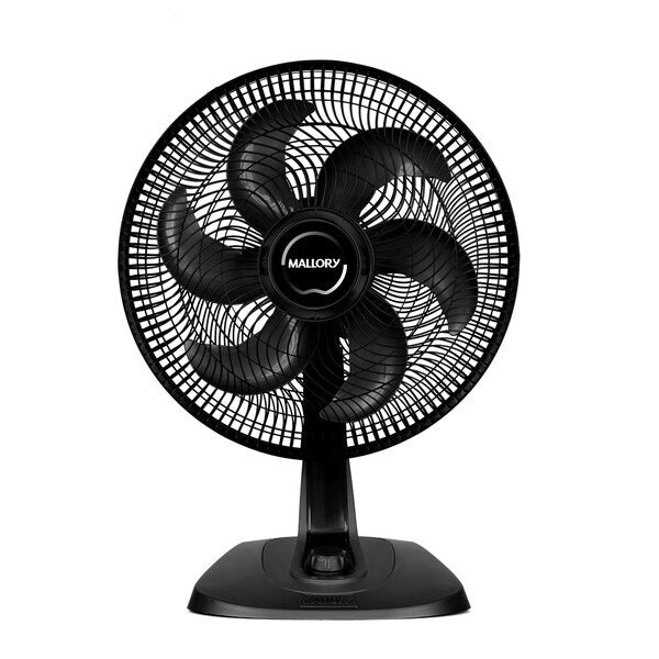 Ventilador de Mesa e Parede Mallory 40cm 127V (110V) Preto Egeo
